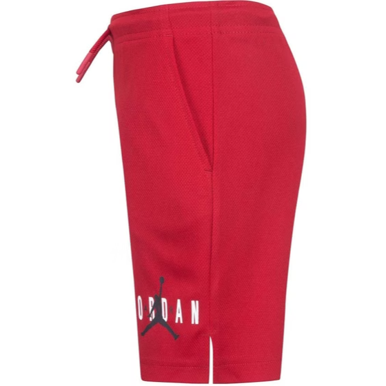 Jordan - Big Boys Essentials Mesh Shorts Gym Red Medium (10-12)