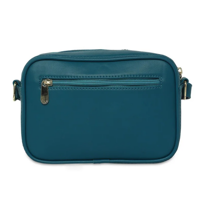 Caprese Dora Sling Medium Teal Sling Bag