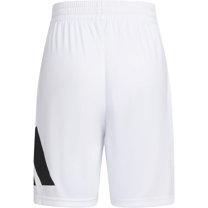 Adidas - Big Boys Aeroready Elastic-Waist Shorts White