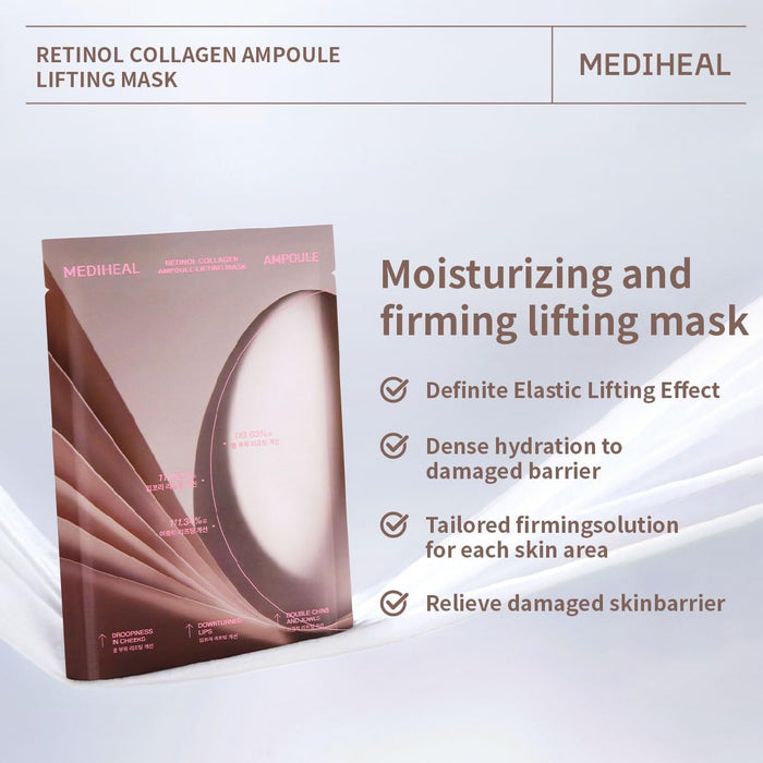 Mediheal - Retinol Collagen Ampoule Lifting Mask