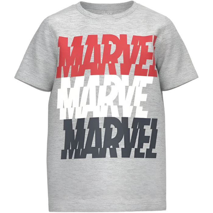 Name It - Short Sleeve Top Marvel Logo (7-8)