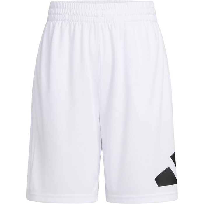 Adidas - Big Boys Aeroready Elastic-Waist Shorts White