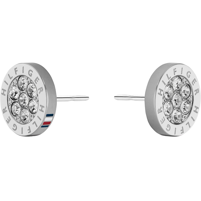 Tommy Hilfiger Women's Stainless Steel with Crystal Earrings - 2780565