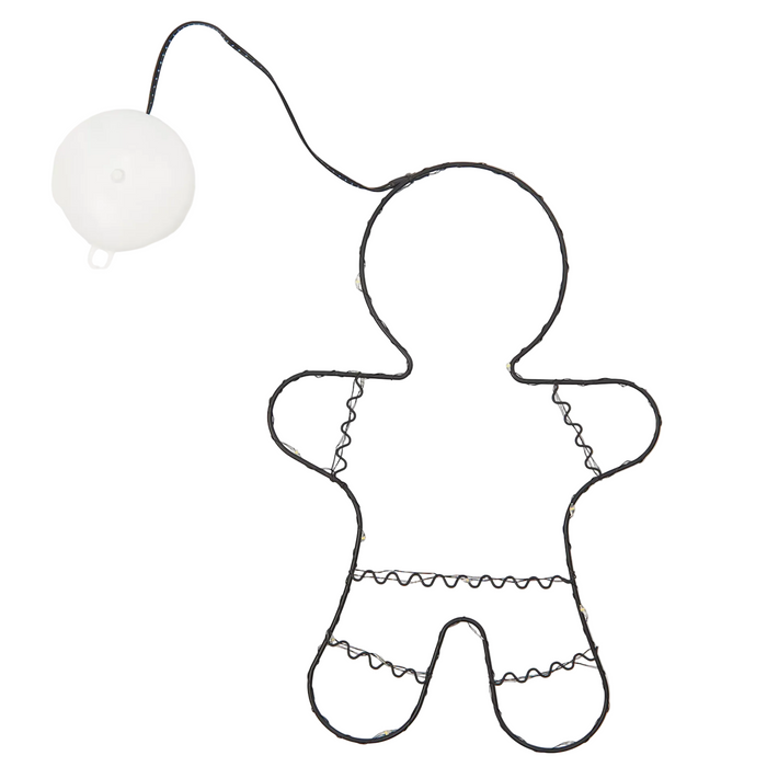 Ginger Bread Wire Light (Battery Operated)