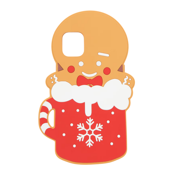 Gingerbread man-shaped case for iPhone 11/XR