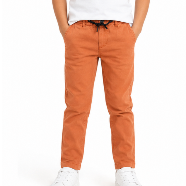 Mayoral - Little Boys Chino Drawstring Orange
