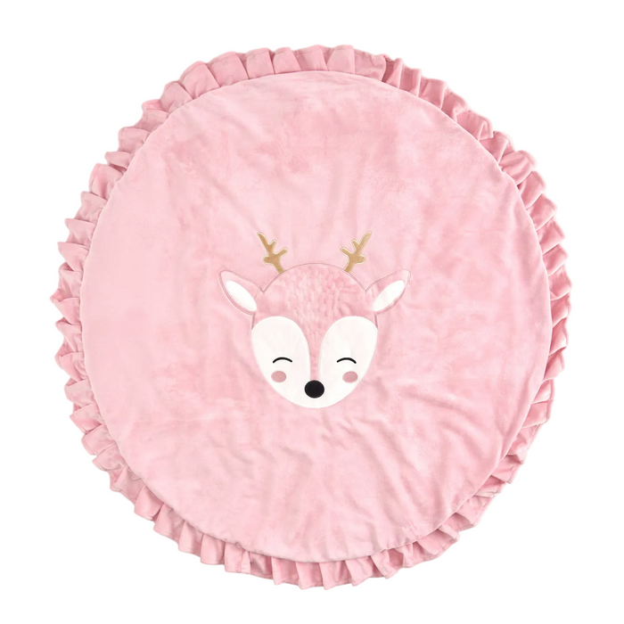 Baby Mat with Reindeer Print Design