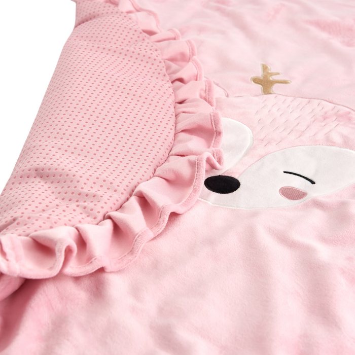 Baby Mat with Reindeer Print Design