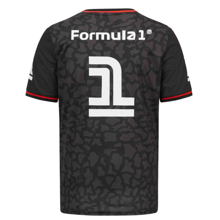 Formula 1 Men F1 FW Camo Sports T-Shirt Black