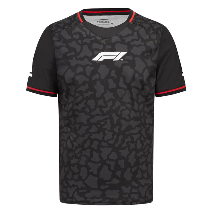 Formula 1 Men F1 FW Camo Sports T-Shirt Black