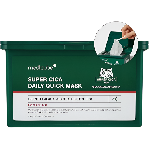 Medicube - Super Cica Daily Quick Mask (30 Sheets)
