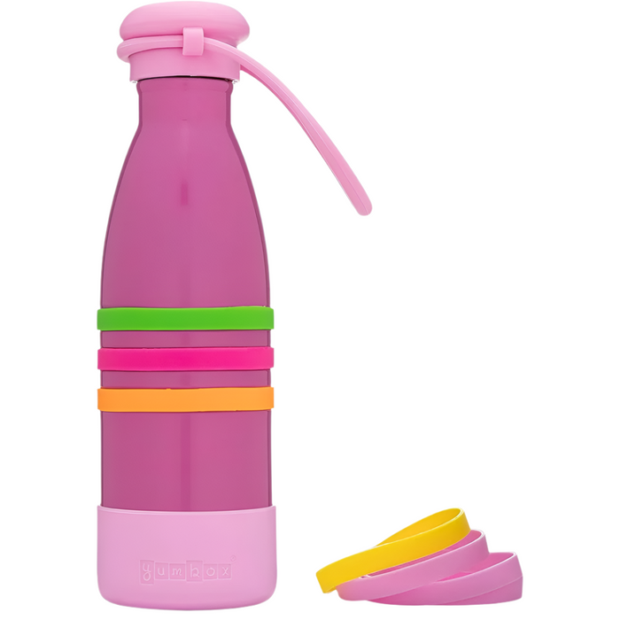 Yumbox - Aqua Stainless Steel Triple Insulated Water Bottle Pacific Pink 420ml