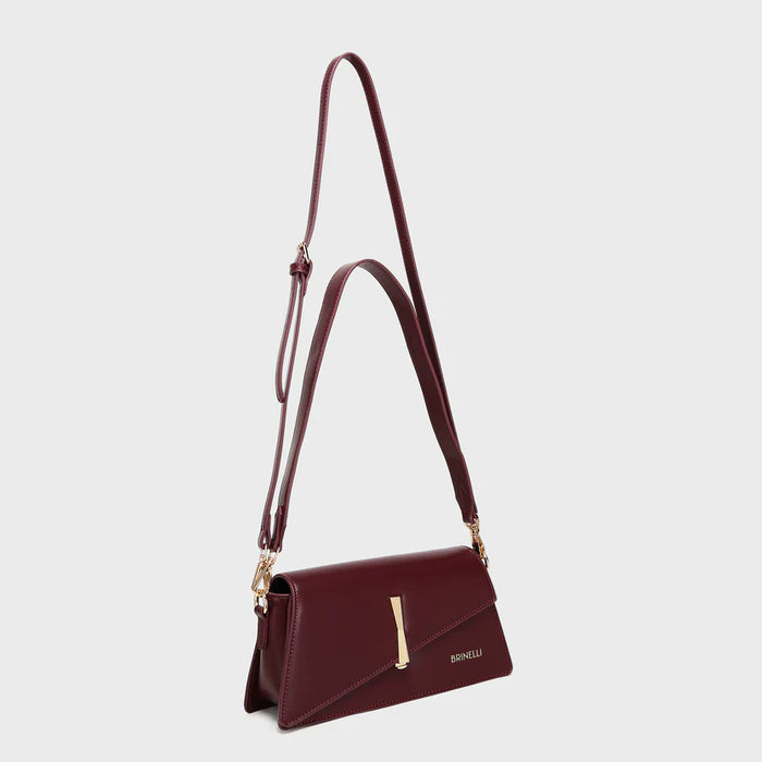 Brinelli Kestrel Crossbody Shoulder Bag Wine