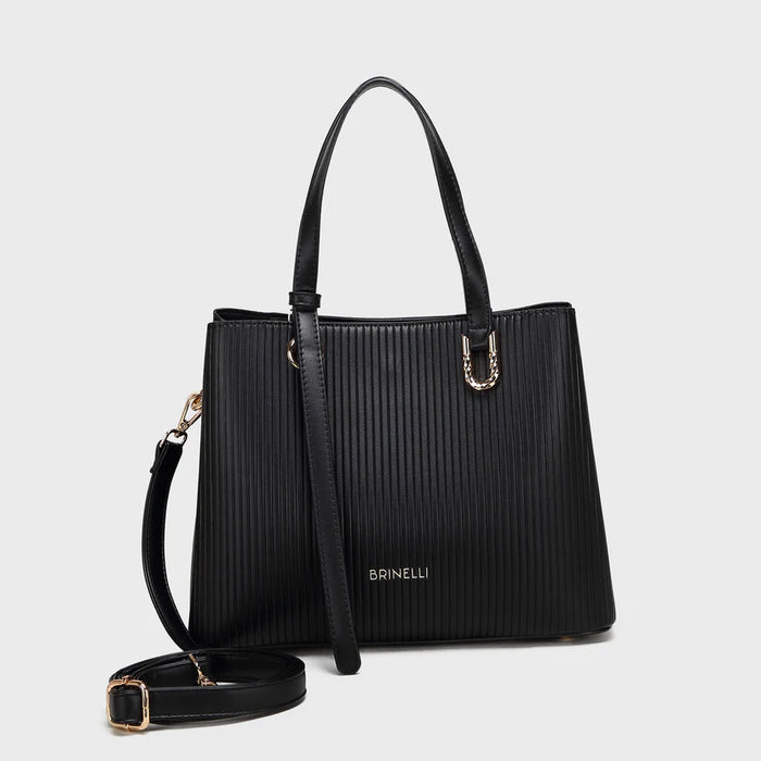 Brinelli Duchess Structured Tote Bag Black