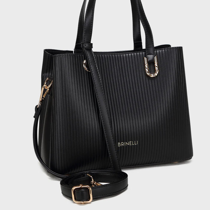 Brinelli Duchess Structured Tote Bag Black