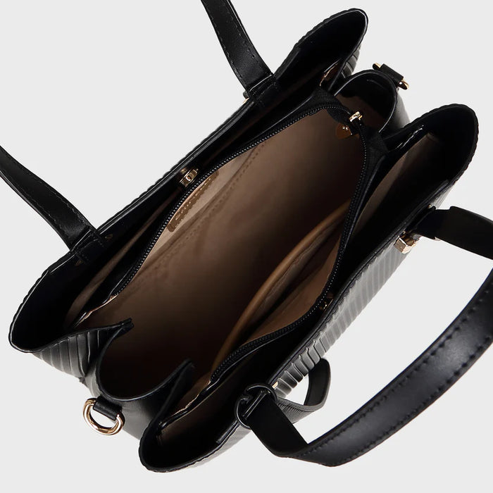 Brinelli Duchess Structured Tote Bag Black