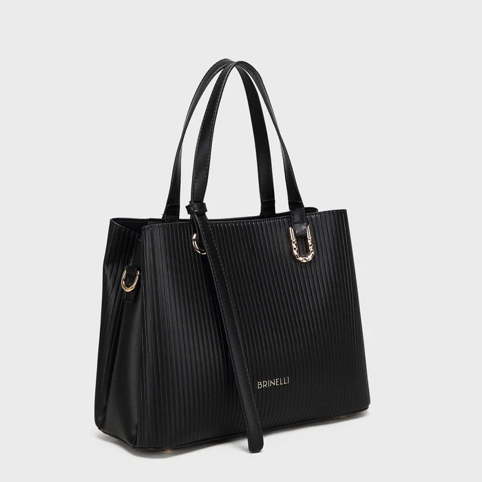 Brinelli Duchess Structured Tote Bag Black