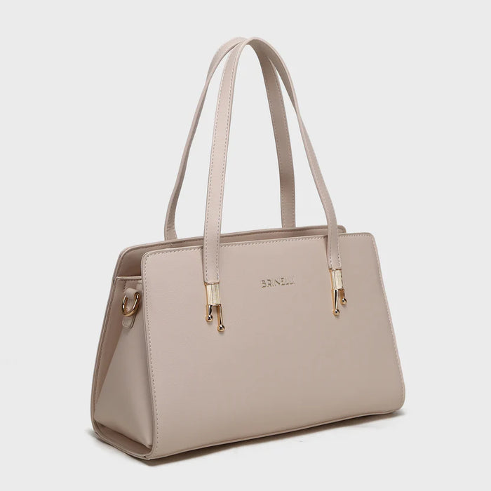 Brinelli Valeria Crossbody Shoulder Bag Ivory White