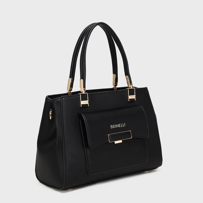 Brinelli Twofold Shoulder Tote Bag Black