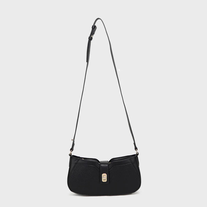 Brinelli Verona Crossbody Shoulder Bag Black/Black