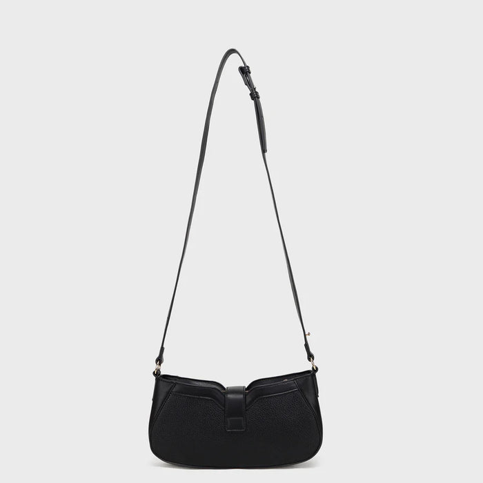 Brinelli Verona Crossbody Shoulder Bag Black/Black