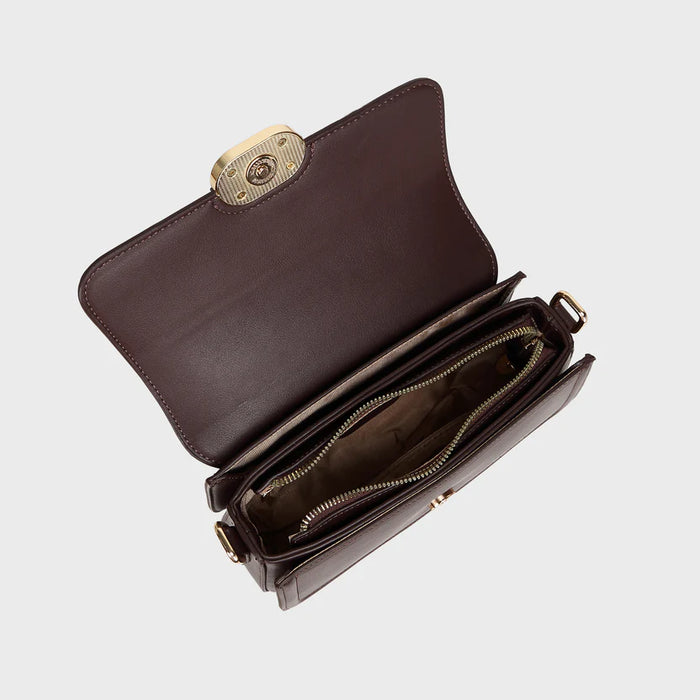 Brinelli Linea Shoulder Crossbody Bag Brown