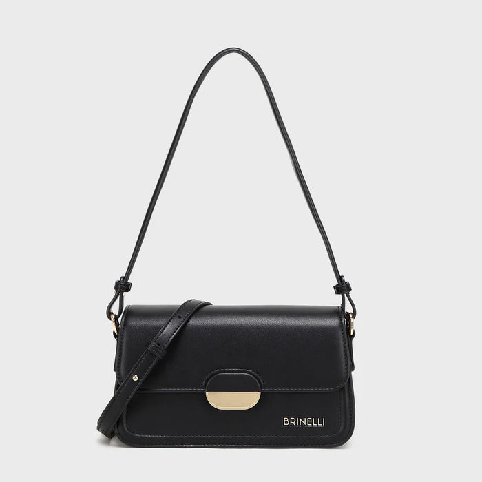 Brinelli Linea Shoulder Crossbody Bag Black