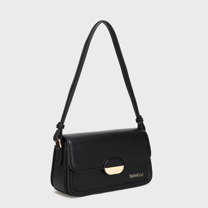 Brinelli Linea Shoulder Crossbody Bag Black