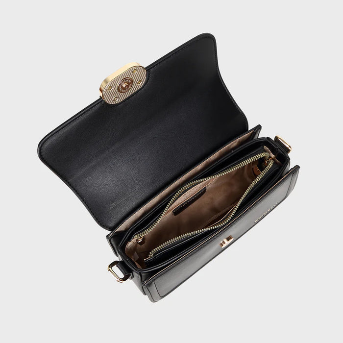 Brinelli Linea Shoulder Crossbody Bag Black