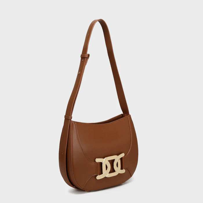 Brinelli Artemis Shoulder Hobo Bag Tan