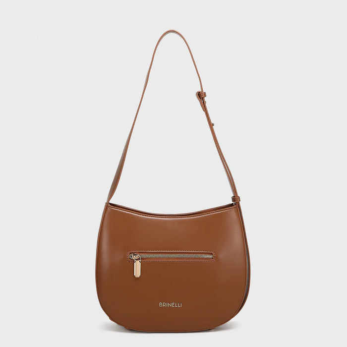 Brinelli Artemis Shoulder Hobo Bag Tan