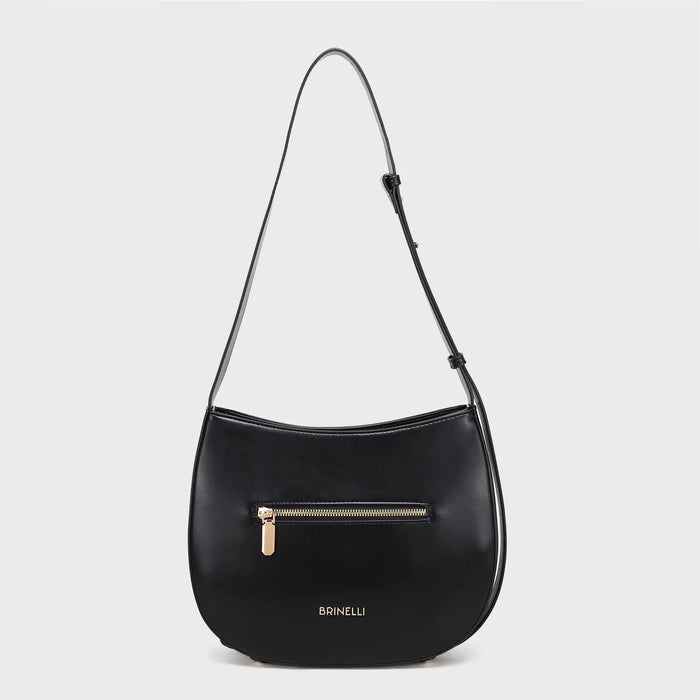 Brinelli Artemis Shoulder Hobo Bag Black