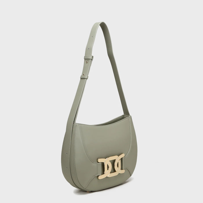 Brinelli Artemis Shoulder Hobo Bag Mint Green
