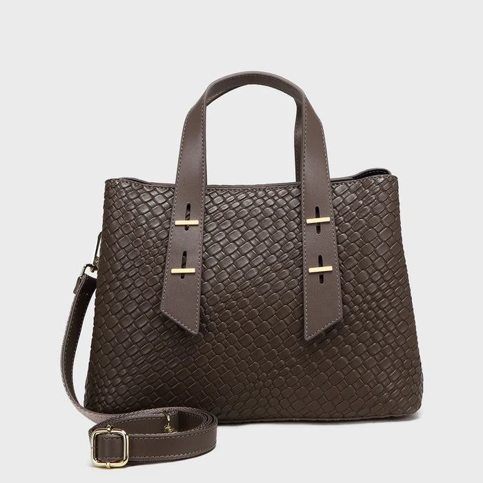 Brinelli Serenity Satchel Tote Bag Taupe