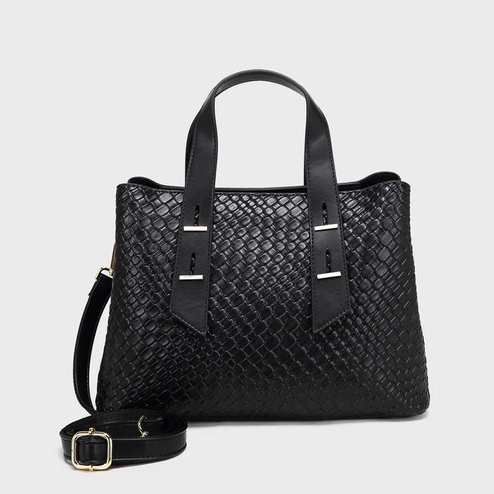 Brinelli Serenity Satchel Tote Bag Black