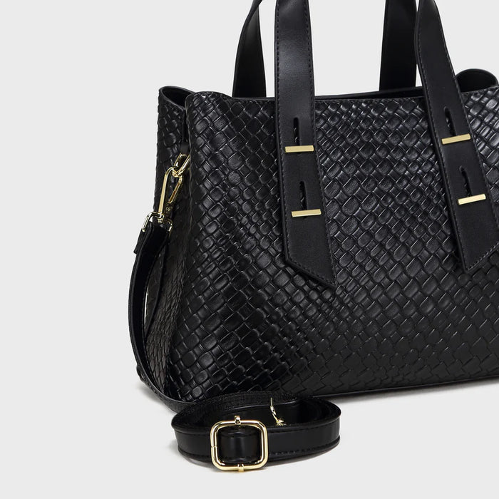 Brinelli Serenity Satchel Tote Bag Black