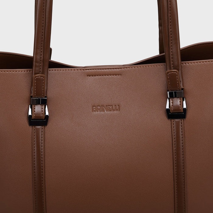 Brinelli Classic Tote Bag Chocolate Brown