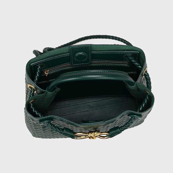 Brinelli Bowknot Satchel Style Tote Green