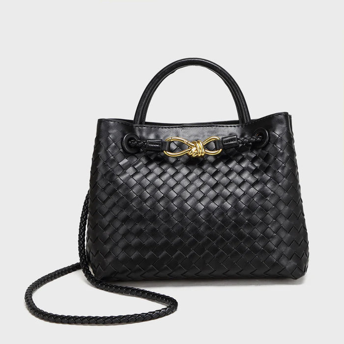 Brinelli Bowknot Satchel Style Tote Black