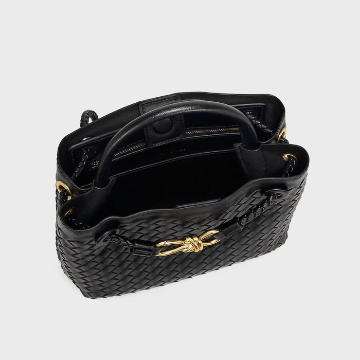 Brinelli Bowknot Satchel Style Tote Black