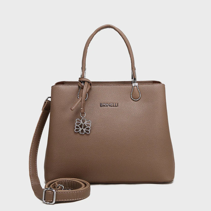 Brinelli Top Handle Tote Bag Brown