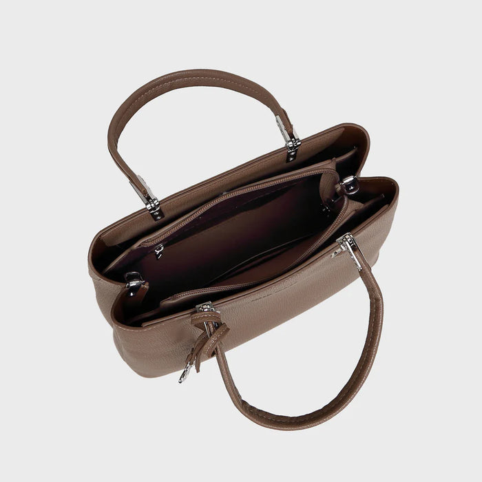 Brinelli Top Handle Tote Bag Brown