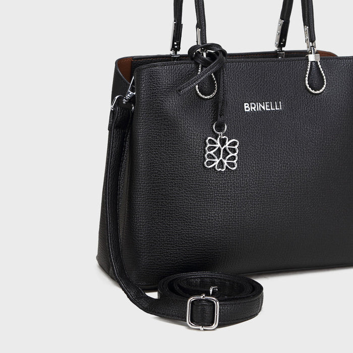 Brinelli Top Handle Tote Bag Black
