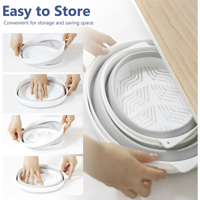 Collapsible Kitchen Colander & Strainer