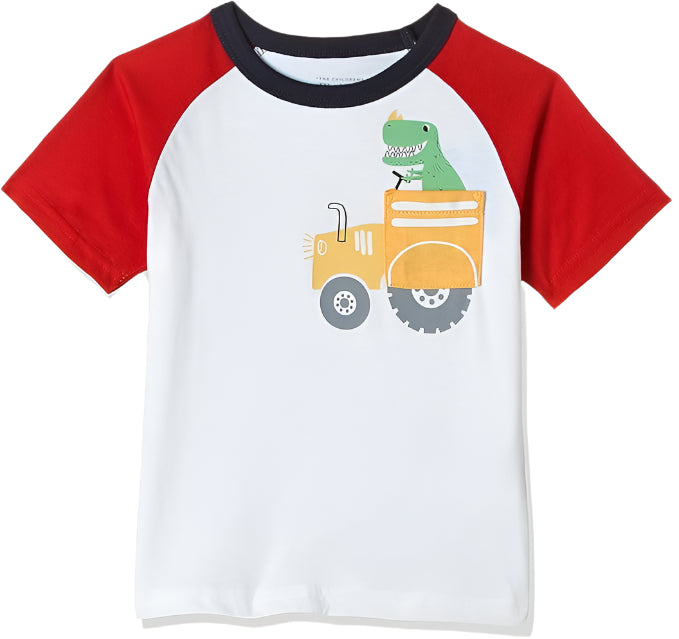 The Children's Place - Toddler Boys Short Sleeve Pocket T-Shirt (6M-9M)
