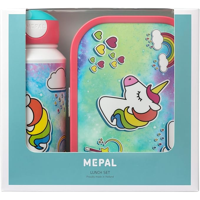 Mepal - Lunch Box and Drinking Bottle Campus Unicorn Lunch Set