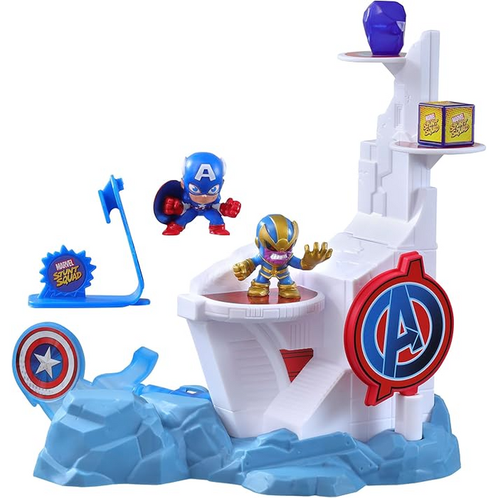 Marvel - Stunt Squad Captain America vs Thanos