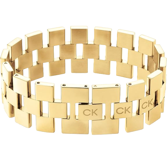 Calvin Klein Women's Ionic Gold Plated Steel Bracelet - 35000244