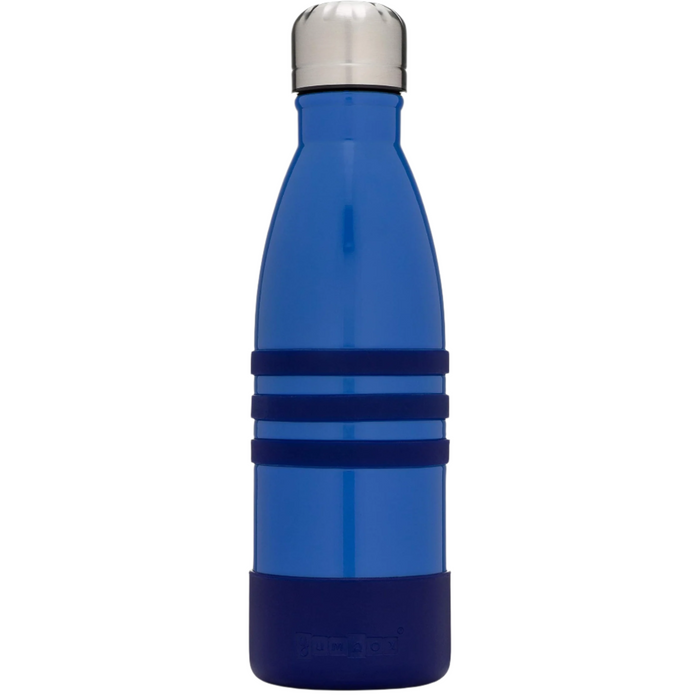 Yumbox - Aqua Stainless Steel Triple Insulated Water Bottle Blue 420ml
