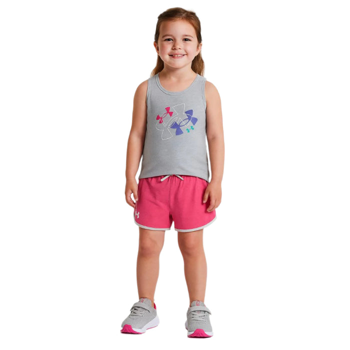 Under Armour - Little Girls Sleeveless Top and Mesh Short